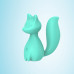 Every Night Toys | Мини-вибратор клиторальный Every Night Toys Doris в форме лисы бирюзовый, 10 режимов вибрации. Цена 1 350 грн. Фото: 3