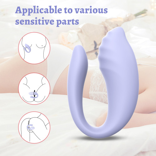 Every Night Toys | Вибратор для пар Every Night Toys Cosima с дистанционным управлением, лавандовый, 10 режимов. Цена 1 566 грн. Фото: 2