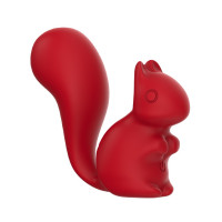 Every Night Toys | Мини-вибратор клиторальный Every Night Toys Debbie в форме белочки красный, 10 режимов вибрации. Ціна 1350 грн