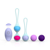 Every Night Toys | Набор разноцветных вагинальных виброшариков Every Night Toys с вибрацией и дистанционным пультом. Цена 2 150 грн