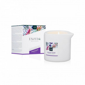 Exotiq Massage | Масажна Свічка Exotiq Massage Candle Violet Rose-60 мл. Ціна: 620 грн