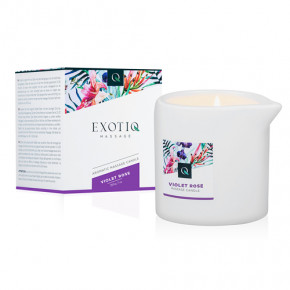 Exotiq Massage | EX-MC-02-200 Массажная свеча Exotiq Massage Candle Violet Rose 200 г. Ціна: 1150 грн