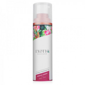 Exotiq Massage | Масло для массажа съедобное с ароматом и вкусом вишни, 100 мл Exotiq Massage Oil Sensual Cherry -. Цена: 850 грн