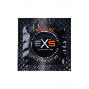 EXS | Презервативы анатомические черные Exs BLACK Latex веганские (цена за 5 шт.). Ціна: 175 грн