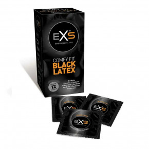 EXS | Презервативы Exs черные латексные BLACK Latex VEGAN 12 штук. Ціна: 350 грн