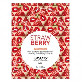 EXSENS | Пробник Масажного Масла Strawberry 3Мл. Ціна: 49 грн