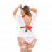 Fantasy Lingerie | Сексуальный костюм медсестры Fantasy Lingerie 4 предмета, белый, XL/XXL. Ціна 4995 грн. Фото: 1