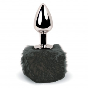 FeelzToys | Анальная пробка FeelzToys - Bunny Tails Butt Plug Black. Цена: 519 грн