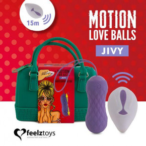 FeelzToys | Вагінальні Кульки З Масажем Та Вібрацією Feelztoys Motion Love Balls Jivy З Пультом Ду, 7 Режимів. Ціна: 1439 грн