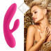 FeelzToys | Гнучкий Вібратор Кролик З Двома Моторами Feelztoys Lea Rabbit Vibrator Rubine Red. Ціна 2489 грн. Фото: 1