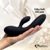 FeelzToys | Гнучкий Вібратор Кролик З Двома Моторами Feelztoys Lea Rabbit Vibrator Black. Ціна 2489 грн. Фото: 3