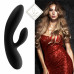 FeelzToys | Гнучкий Вібратор Кролик З Двома Моторами Feelztoys Lea Rabbit Vibrator Black. Ціна 2489 грн. Фото: 1