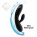 FeelzToys | Гнучкий Вібратор Кролик З Двома Моторами Feelztoys Lea Rabbit Vibrator Black. Ціна 2489 грн. Фото: 4