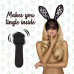 FeelzToys | Мінівибратор Feelztoys Mister Bunny Black З Двома Насадками. Ціна 1053 грн. Фото: 2