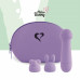 FeelzToys | Мини-вибратор FeelzToys Mister Bunny Purple с двумя насадками. Цена 1 239 грн. Фото: 3