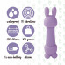 FeelzToys | Мини-вибратор FeelzToys Mister Bunny Purple с двумя насадками. Цена 1 239 грн. Фото: 4
