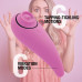 FeelzToys | Пульсатор для клітора плюс вібратор Feelztoys Femmegasm Tapping & Tickling Vibrator Pink. Ціна 2226 грн. Фото: 3