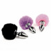 FeelzToys | Анальная пробка FeelzToys - Bunny Tails Butt Plug Purple. Цена 519 грн. Фото: 3