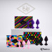 FeelzToys | Набір Силіконових Анальних Пробок Feelztoys - Bibi Butt Plug Set 3 Pcs Purple. Ціна 1029 грн. Фото: 5