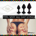 FeelzToys | Набор силиконовых анальных пробок FeelzToys - Bibi Butt Plug Set 3 pcs Black. Цена 949 грн. Фото: 4