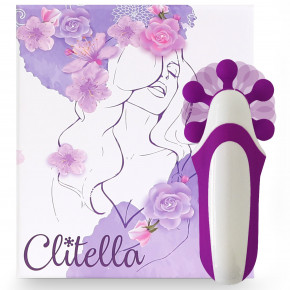 Стимулятор З Імітацією Оральних Ласк Feelztoys - Clitella Oral Clitoral Stimulator Purple