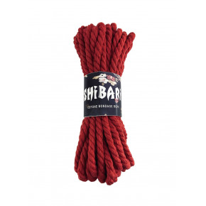 Feral Feelings | Хлопковая веревка для Шибари Feral Feelings Shibari Rope, 8 м красная. Цена: 349 грн