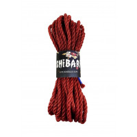 Feral Feelings | Джутовая веревка для Шибари Feral Feelings Shibari Rope, 8 м красная. Цена 349 грн