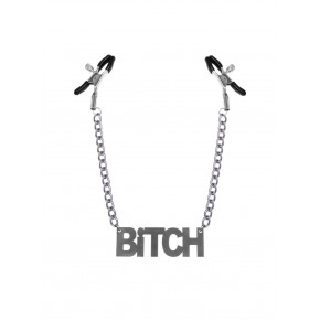 Feral Feelings | Зажимы для сосков Bitch, Feral Feelings - Nipple clamps Bitch, серебро/черный. Цена: 1 036 грн