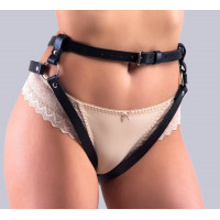 Feral Feelings | Гартери Feral Fillings - Belt Briefs Чорні. Ціна 823 грн