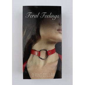 Feral Feelings | Чокер З Кільцем Feral Fillings - O-Ring Collar Червоний. Ціна: 299 грн