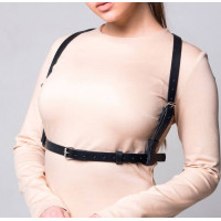 Feral Feelings | Портупея Feral Fillings - Harness Top черная. Цена 669 грн