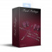 Feral Feelings | Набор Feral Feelings BDSM Kit 3 Burgundy, наручники, поножи, коннектор. Цена 2 199 грн. Фото: 1