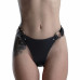 Feral Feelings | Трусики из натуральной кожи Feral Feelings - String Bikini Black. Цена 989 грн. Фото: 1