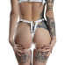 Feral Feelings | Трусики из натуральной кожи Feral Feelings - String Bikini White. Цена 989 грн. Фото: 2 Feral Feelings | Трусики из натуральной кожи Feral Feelings - String Bikini White. Цена 989 грн. Фото: 2