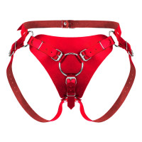 Feral Feelings | Трусики для страпона Feral Feelings Strap-on Harness Red. Ціна 1172 грн