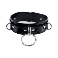 Feral Feelings | Ошейник для фиксации Feral Feelings - D-Rings Black. Ціна 534 грн