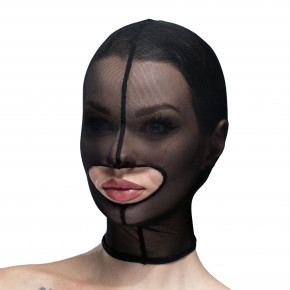 Feral Feelings | Маска сетка с открытым ртом Feral Feelings - Hood Mask Black. Цена: 669 грн