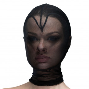 Feral Feelings | Маска сердце сетка с полностью закрытым лицом  Feral Feelings - Hearts Mask Black/Black. Цена: 679 грн