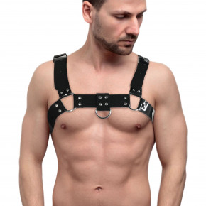 Feral Feelings | Мужская портупея на грудь Feral Feelings - Bulldog Harness Black. Ціна: 1138 грн