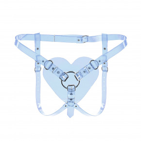 Feral Feelings | Трусики Сердце для страпона Feral Feelings - Hearts Strap-on Belt Trasparent. Цена: 1 019 грн