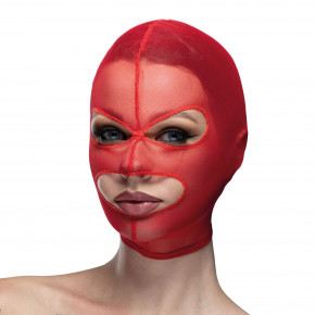 Feral Feelings | Маска сетка с открытым ртом и глазами Feral Feelings - Mask Red. Цена: 669 грн