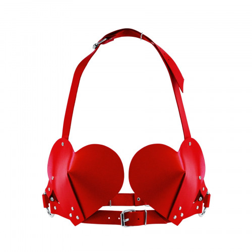 Feral Feelings | Лиф Сердце из натуральной кожи Feral Feelings - Hearts Bra Red. Цена: 1 069 грн Feral Feelings | Лиф Сердце из натуральной кожи Feral Feelings - Hearts Bra Red. Цена: 1 069 грн