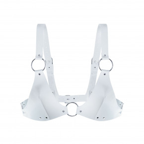 Feral Feelings | Лиф из натуральной кожи Feral Feelings - Bikini Top White. Цена: 908 грн