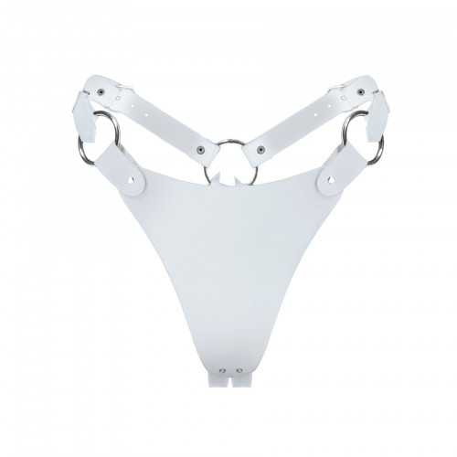 Feral Feelings | Трусики из натуральной кожи Feral Feelings - String Bikini White. Цена 989 грн Feral Feelings | Трусики из натуральной кожи Feral Feelings - String Bikini White. Цена 989 грн