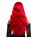 Fetish Hair | Парик длинный вьющийся с челкой Fetish Hair красный, 60 см. Ціна 637 грн. Фото: 2