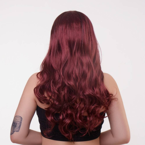 Fetish Hair | Парик длинный волнистый Fetish Hair балаяж бордо, 65 см. Цена 695 грн. Фото: 3
