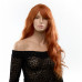 Fetish Hair | Парик длинный волнистый с челкой Fetish Hair рыжий, 60 см. Цена: 1 850 грн. Фото: 1