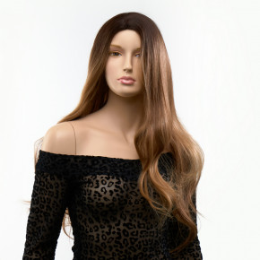 Fetish Hair | Парик длинный волнистый омбре Fetish Hair переход из темно-русого в светло-русый, 70 см. Ціна: 2250 грн