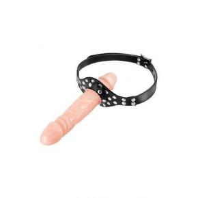 Fetish Tentation | Кляп З Подвійним Фаллоімітатором Fetish Tentation Double Penis Gag Flesh. Ціна: 1319 грн