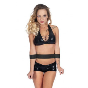 Fetish Tentation | Фиксатор для талии и рук Fetish Tentation Waist and Wrist Straps с маской на глаза. Цена: 579 грн